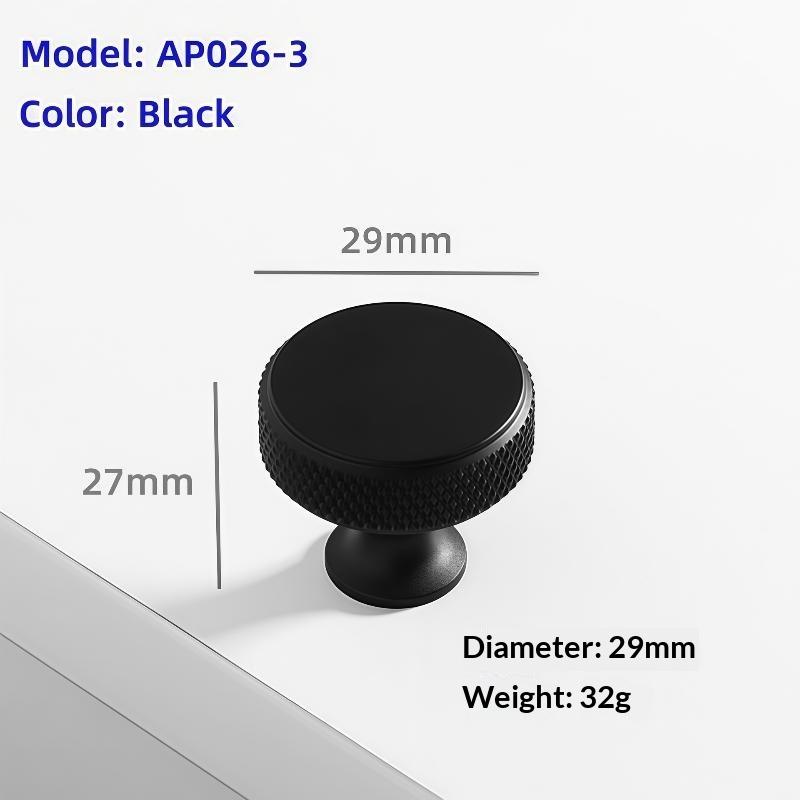 Simple Round Drawer Knobs In Various Shapes Aluminum Alloy Furniture Handles Kitchen Cabinet Handles Decorative Hardware
