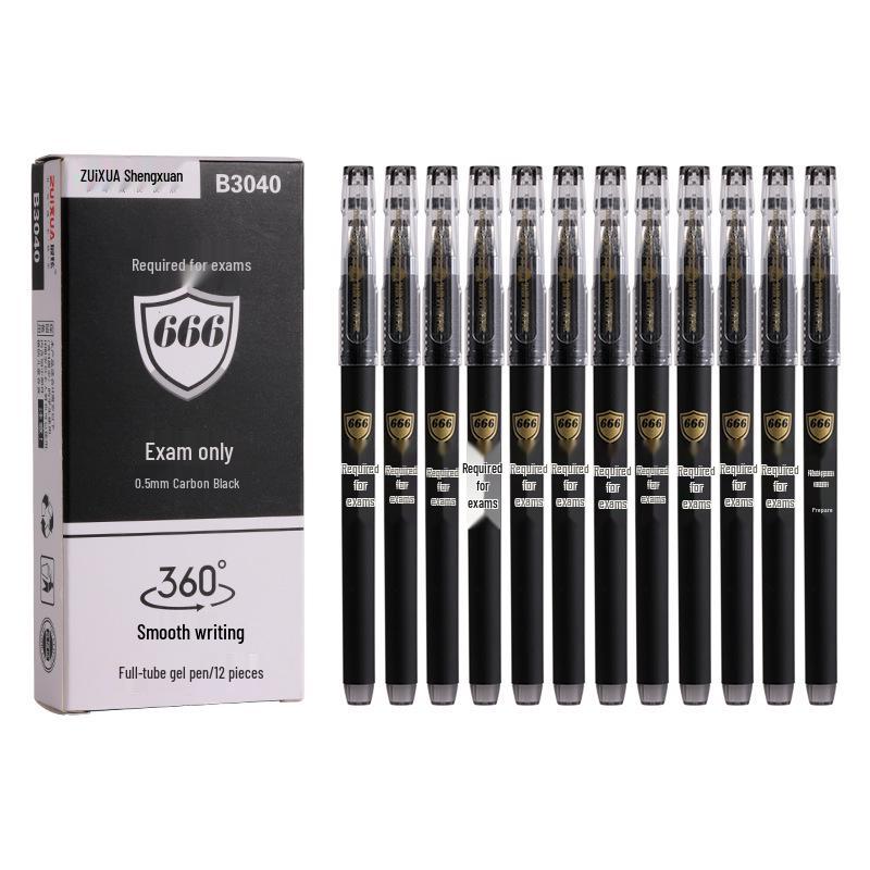 Учительский офис Ручка игольчатая большой вместимости - Черная и красная