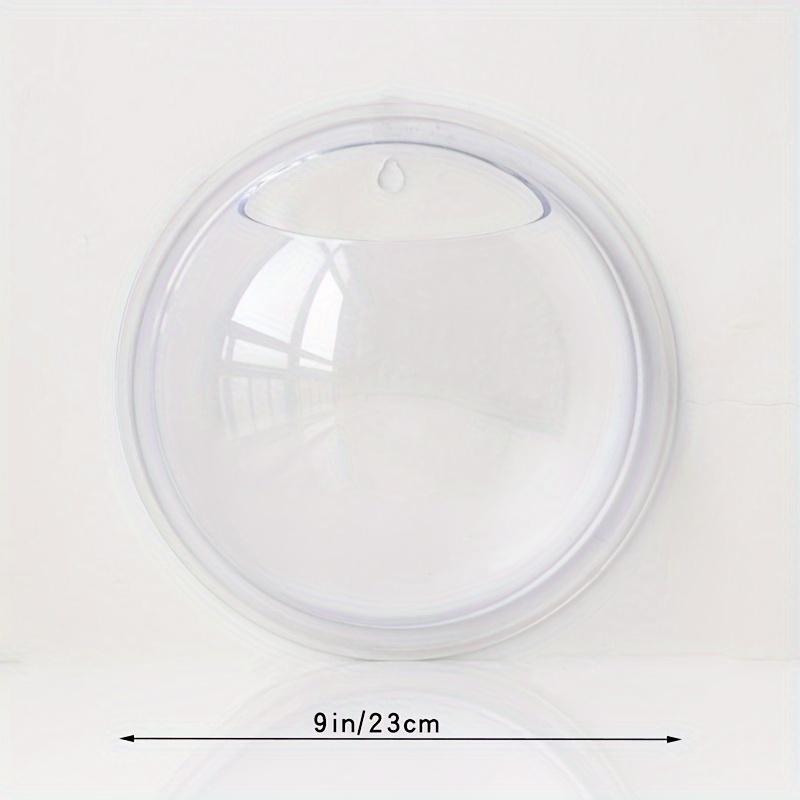 Классическая круглая пластиковая ваза с геометрическим узором и подставкой для растений - настенный декор для внутренних и наружных работ с зелеными растениями и цветами, аквариум