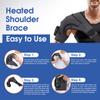 Electric Heating Shoulder Brace Vibration Massage Heating Shoulder Protection Charging Shoulder and Neck Joint Elderly Hot Compress Therapy