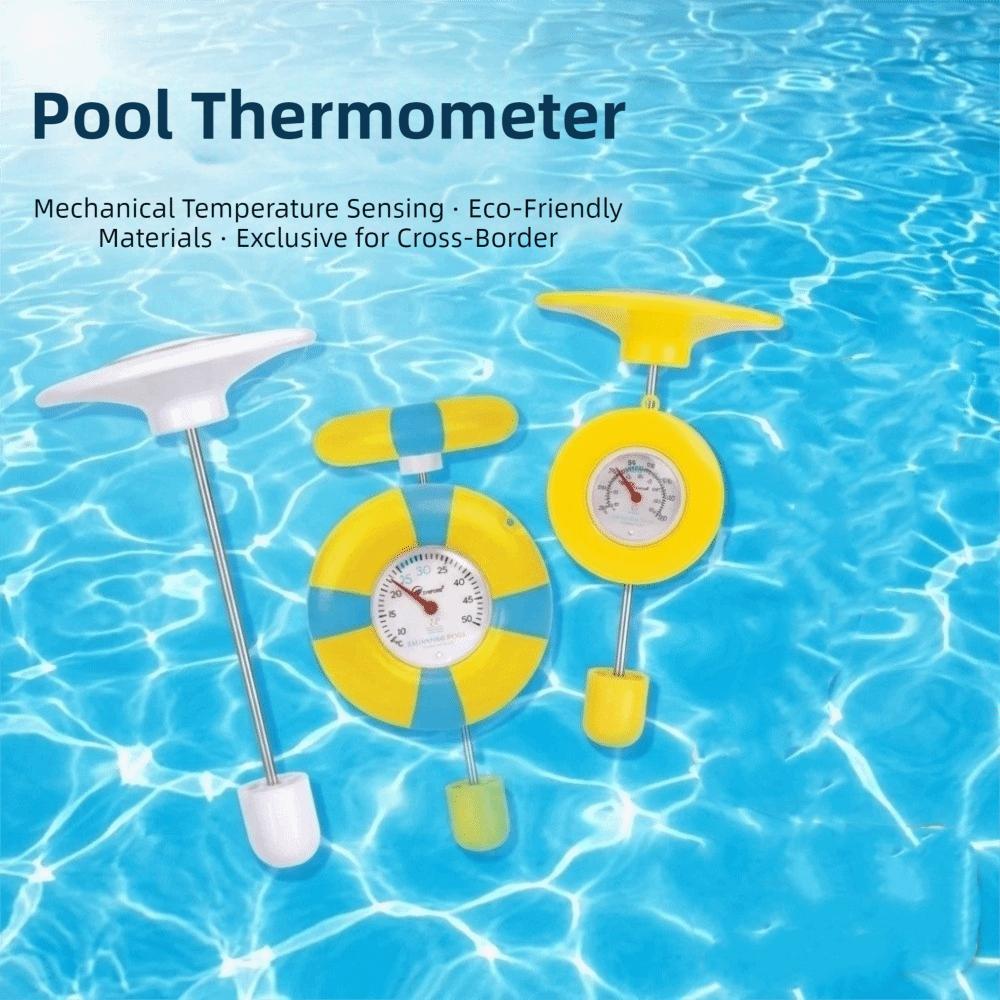 Waterproof Floating Pool Thermometer Wireless Mechanical Gauge Water Thermometer Accurate Measurement Digital Thermometer