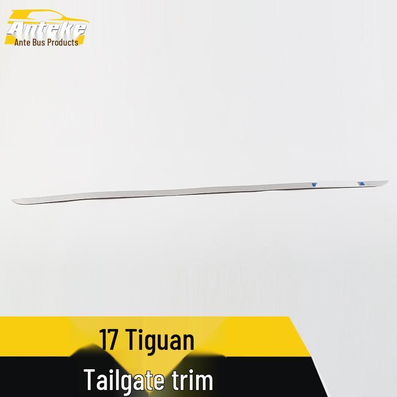 Suitable for 17 Teramont Models: Tailgate Trim, Bright Trunk Strip, Rear Bumper Anti-Scratch Scuff Plate.