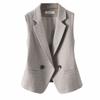 Classic Woolen Vest for Women Versatile Waistcoat Jacket Outerwear