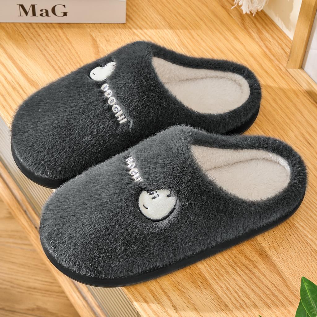 Cute Cartoon Cotton Slippers 2025 Winter New Indoor Home Plush Warm Plush Slippers