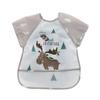 Унисекс для малышей, непромокаемый нагрудник с короткими рукавами, одежда для отрыжки, детский халат с героями мультфильмов, аксессуары для кормления