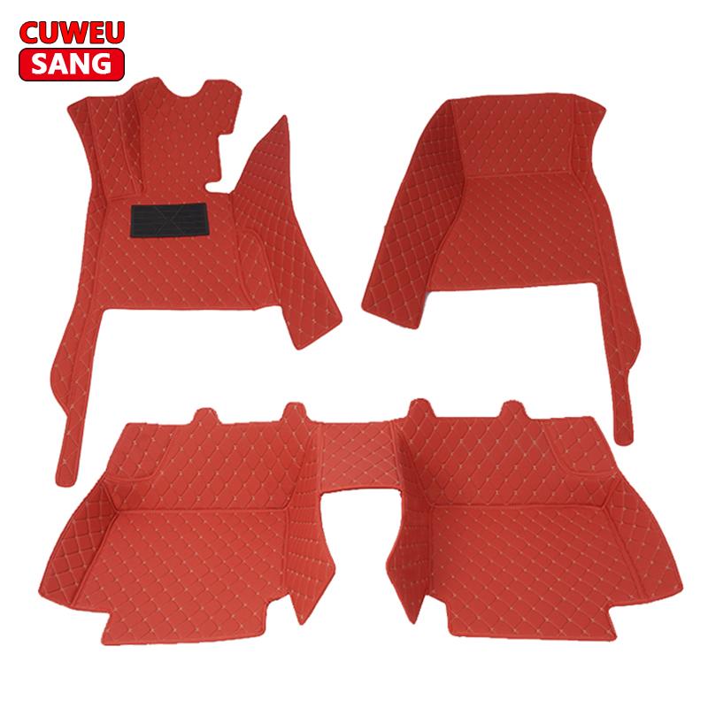 Custom Fit Car Floor Mats for Landrover Range Rover Auto Carpets Foot Coche Accessories