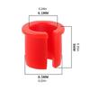 Pack of 10 Plastic Plugs for Bicycles Valves Stem 3 Color Option Plastic Construction Quick Attachments for Leak Proof