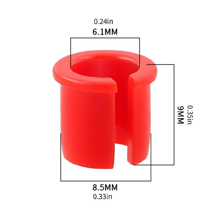 Pack of 10 Plastic Plugs for Bicycles Valves Stem 3 Color Option Plastic Construction Quick Attachments for Leak Proof