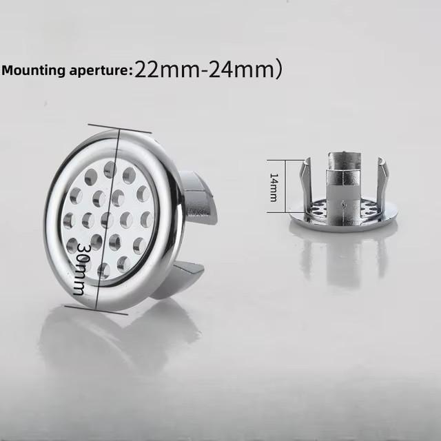 Кольцо для перелива раковины, сменная крышка для слива, для ванной комнаты, кухни, раковины, отделка для раковины, вставка для крышки перелива, круглые заглушки