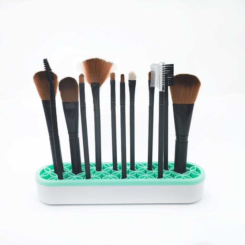 Многоцелевой держатель для хранения кистей для макияжа, силиконовый держатель для помады и карандаша для бровей, органайзеры для рабочего стола