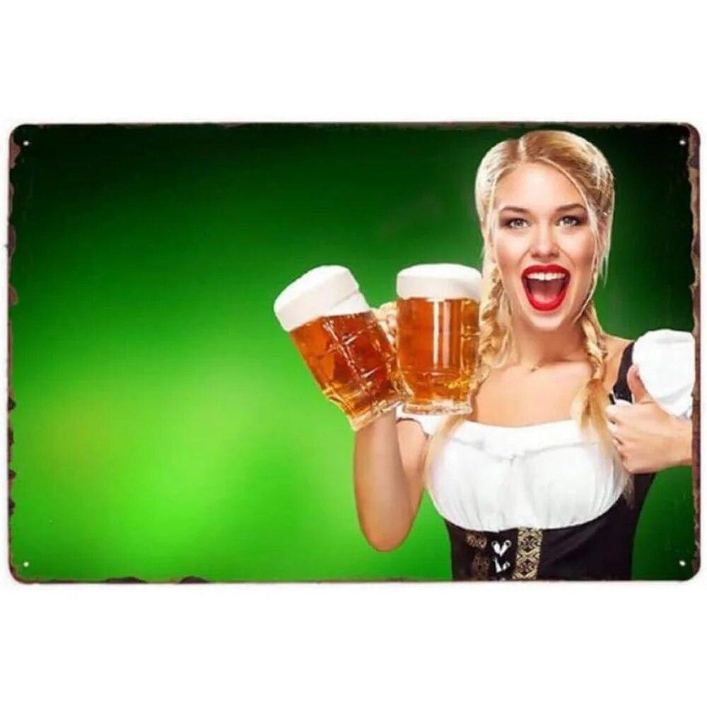 Винтажная чашка для пива Miller High Life, металлическая жестяная вывеска, плакаты, тарелка, Настенный декор для дома, бара, гаража, кафе, клуба, ретро постеры, доска