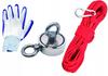 Neodymium Magnet Magnetic Holder 140Kg For Search + Rope + Gloves