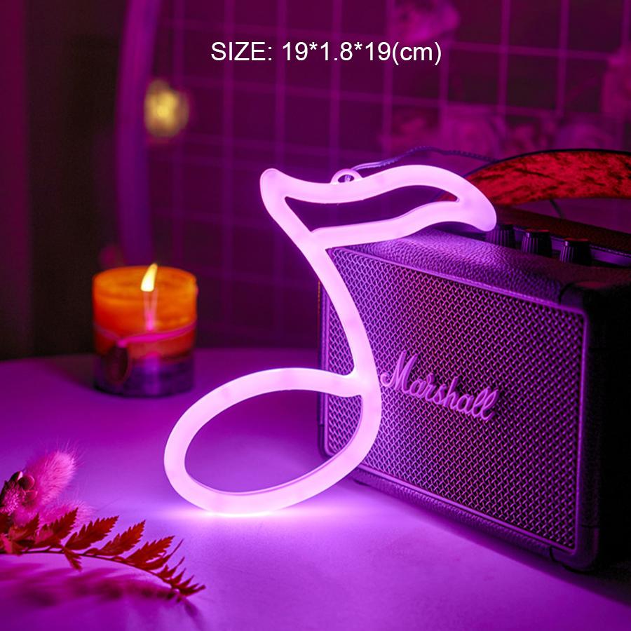 LED shaped lamp, double-sided neon light, letter light string, proposal and confession decoration light, night light