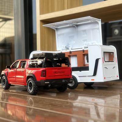 1:32 DODGE Mammoth 1000 TRX Автодом Внедорожник Модель из литого металла Кемпер Детская игрушечная машинка Настенные украшения для дома