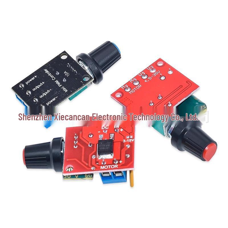 High-Efficiency PWM DC Motor Speed Controller (5V-35V) for Brushed & Brushless Motors, Multiple Specs, Energy-Saving