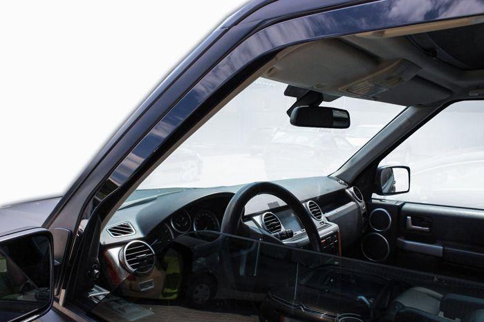 Дефлекторы окон - SCOUTT - Land Rover Discovery 3 - Тонированные - Усиленный акрил - Простая установка