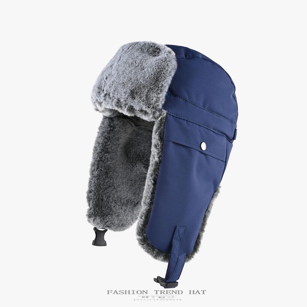 Шапка мужская зимняя бархатная утолщенная шапка женская теплая и ветрозащитная для катания на лыжах, езды на электромобиле, с защитой ушей, хлопковая шапка, тренд