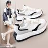 G6830-1 New White Shoes Women's Spring and Summer Thick Sole Increased Casual Women's Shoes Board Shoes Breathable Round Toe Durable