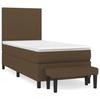 3136408 vidaXL Divan Bed with Mattress Dark Brown 90x200 Cm