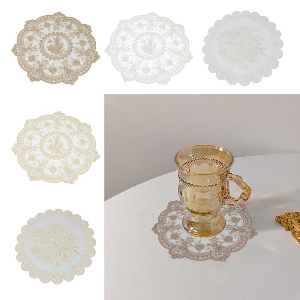 Салфетка Изоляция Обеденный Коврик Кухонные Принадлежности Скатерть Кружево Вышитая Подставка