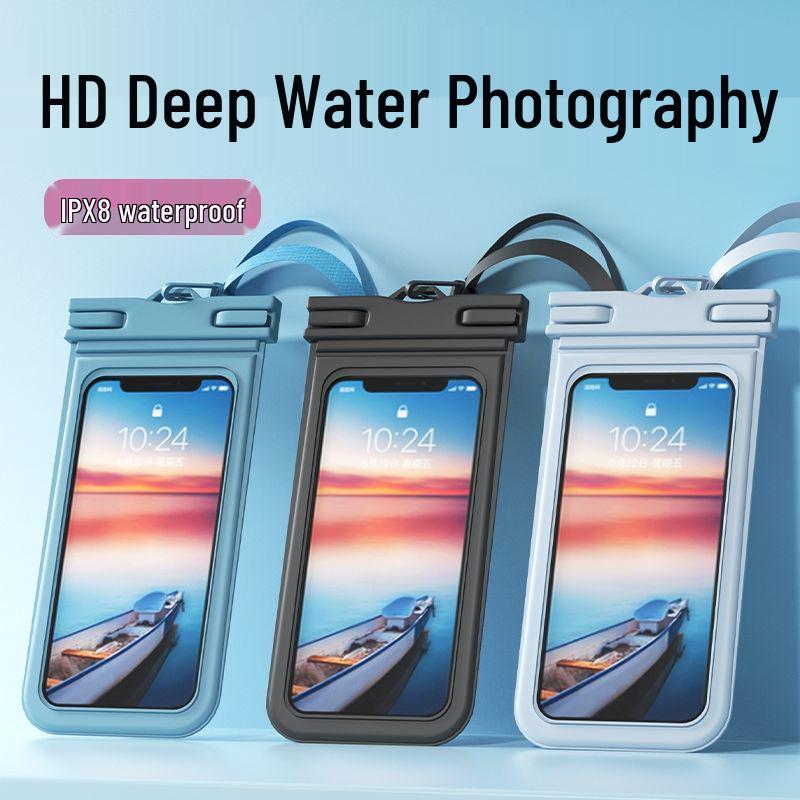 Водонепроницаемый Чехол для Телефона с Сенсорным Экраном для Плавания, Фотографирования, Рафтинга, Дайвинга и Курьеров.