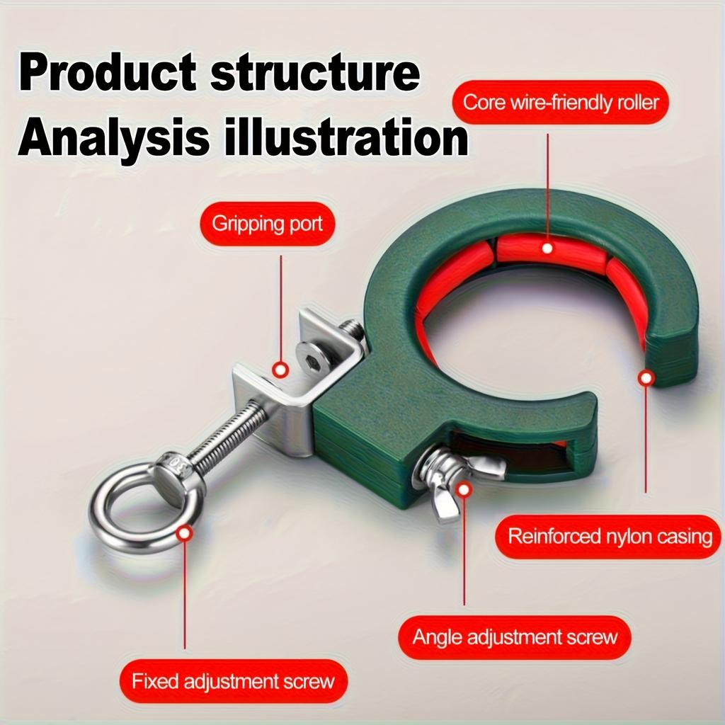 Вспомогательный шкив для отдачи кабеля 65 мм | Экономия времени и трудозатрат, Сверхпрочная металлическая конструкция с толстым дном