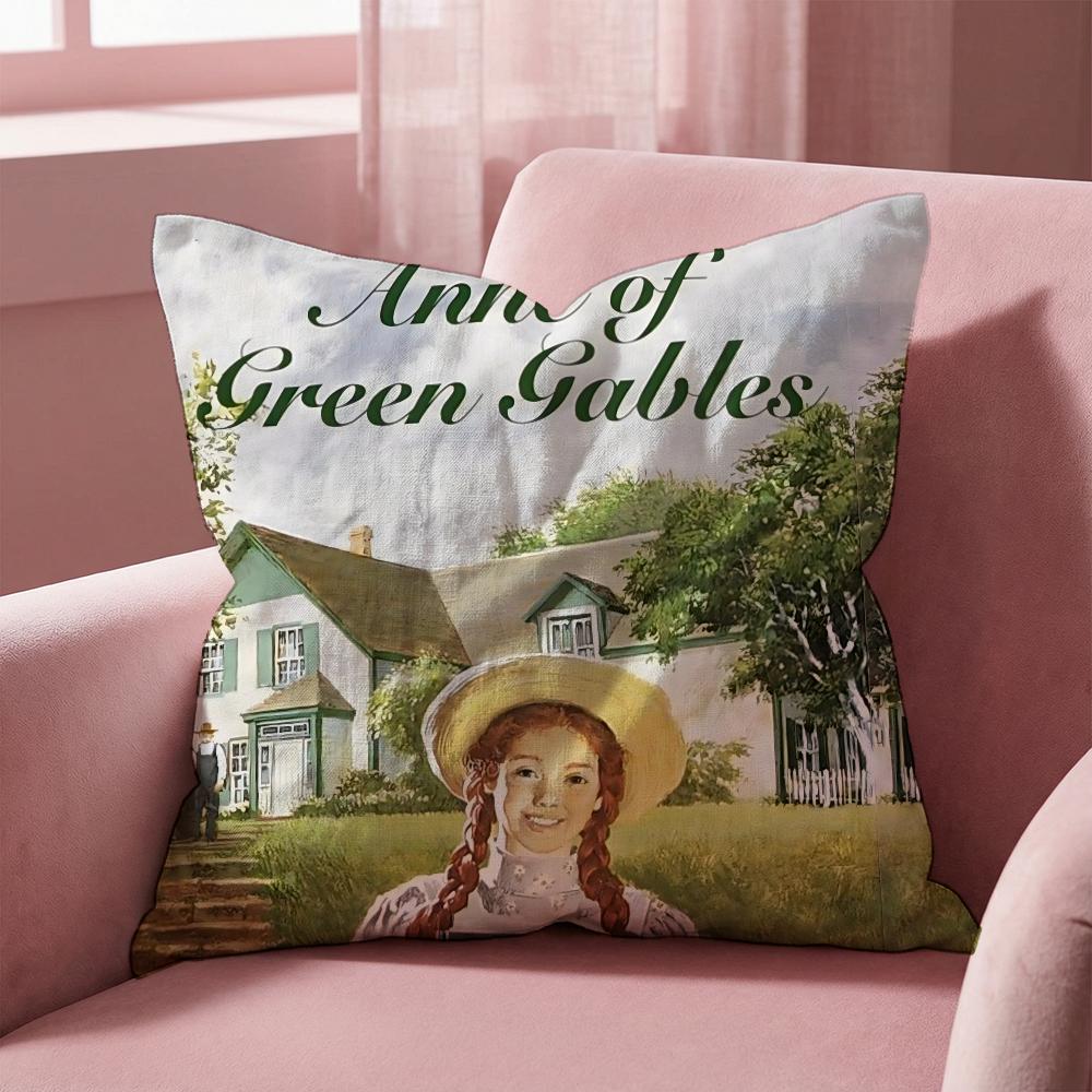 Чехол для подушки с изображением Энн из «Зеленых холмов» — многофункциональный, для дома и автомобиля, двусторонний, мягкий и прочный, подходит для повседневного использования.