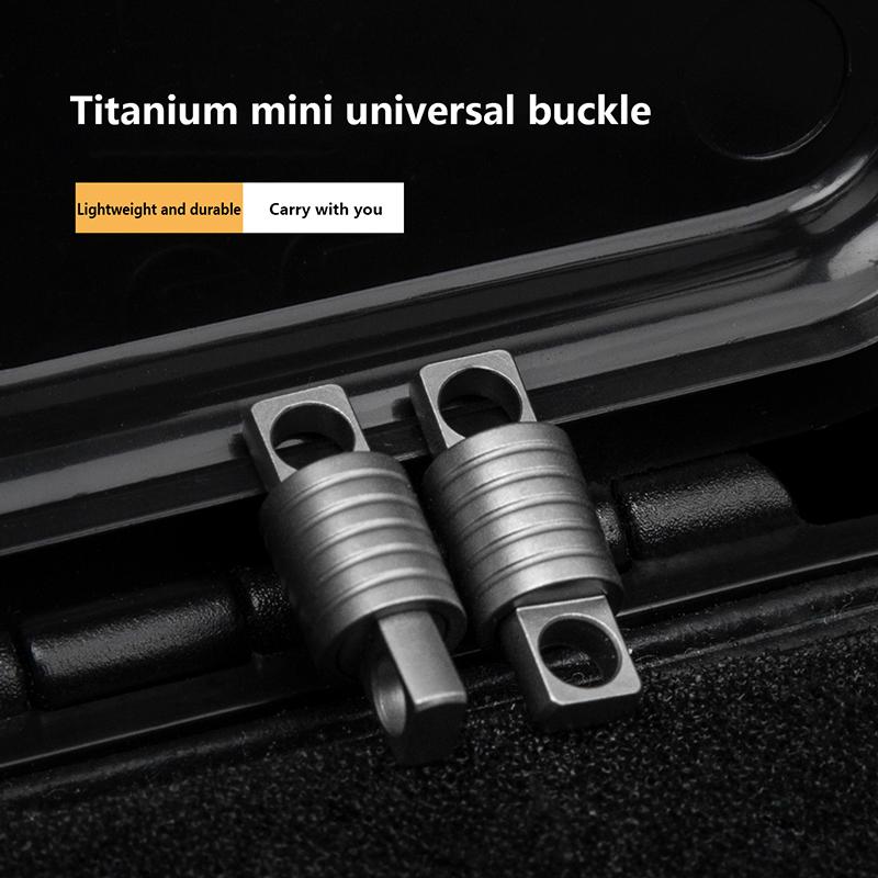 Keychain Connector Mini Titanium Keychain Swivel Key Holder Quick Release Key