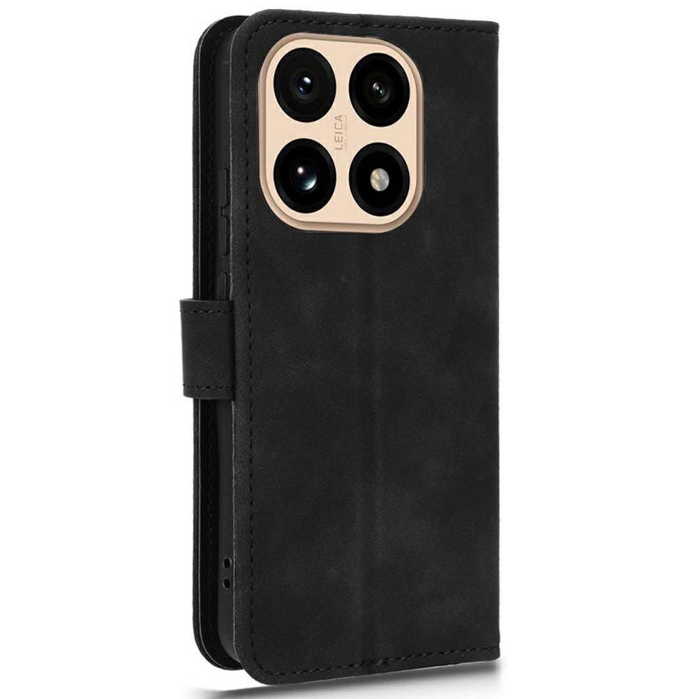 Для Xiaomi 15T Кожаный чехол с ощущением кожи Противоударный Чехол-книжка с кошельком