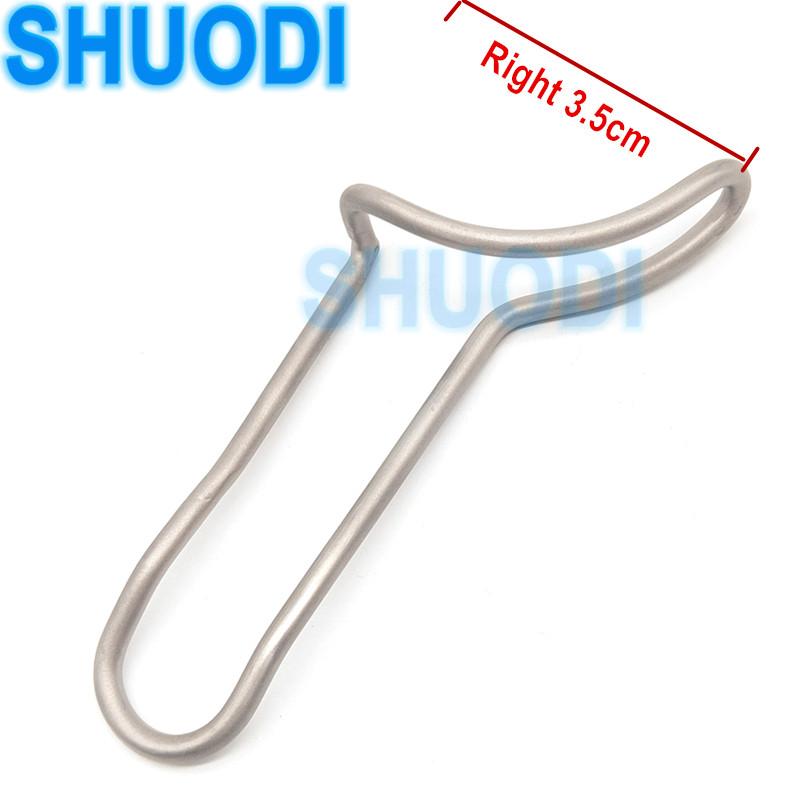 Стоматологический ретрактор для губ и щек, открывалка для рта, нержавеющая сталь, ретрактор для половины губ, кляп для рта, фотографический инструмент, автоклавируемый