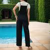 Летние женские комбинезоны, повседневные брюки-комбинезоны, подтяжки на пуговицах, цельные брюки