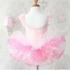 Girls Kids Fashion Ballet Tutu Children Pink Bow Stage Wear Clothes Dance Dress