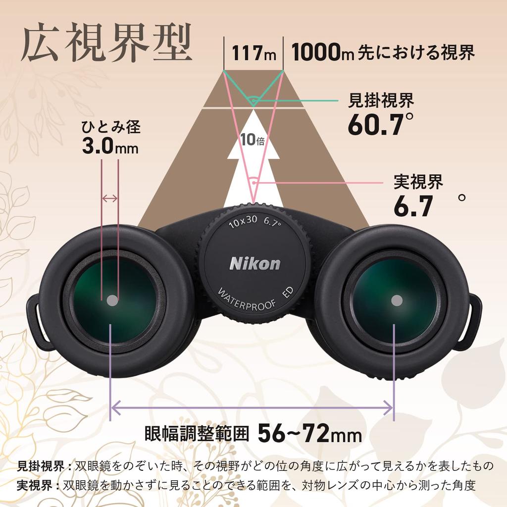 Бинокль Nikon Monarch M7 10x30 Roof Prism 10x 30 калибра MONARCH M7 10x30 Модель Концерт/Путешествия/Наблюдение за птицами/Универсальный