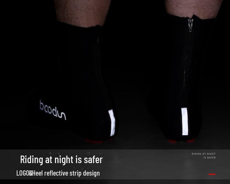 Светоотражающий чехол для велообуви Boden - Водонепроницаемый, Пыленепроницаемый, Весенний лайкровый экип