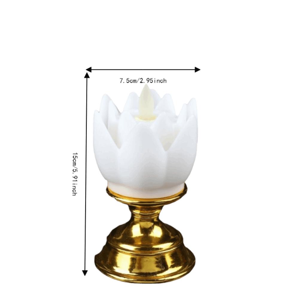 Plastic battery powered flower shaped LED table lamp Bedside Small Decorative Night Lamp