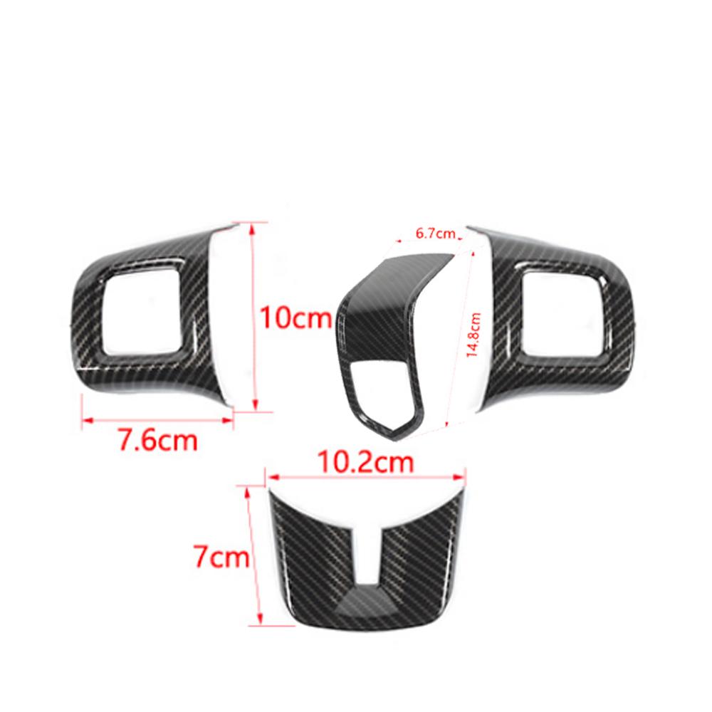 Декоративный чехол на руль автомобиля для Dodge Challenger Charger Durango Dart 2009-2014 Journey 2013-2022 Интерьер