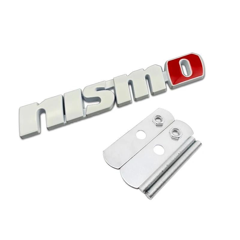 ABP3 Car Front Grille Emblem Auto Trunk Badge Sticker for Nissan Nismo X-Trail Nismo Qashqai J11 Micra Tiida Navara Note Teana Leaf