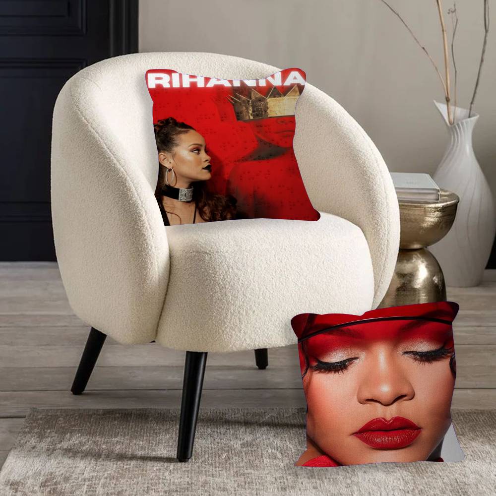 Famous Singer Rihanna Pop Music Personalized Pillow Cover Kids Bedroom Wild Party Decor Pillowcase kid Birthday shower Gift