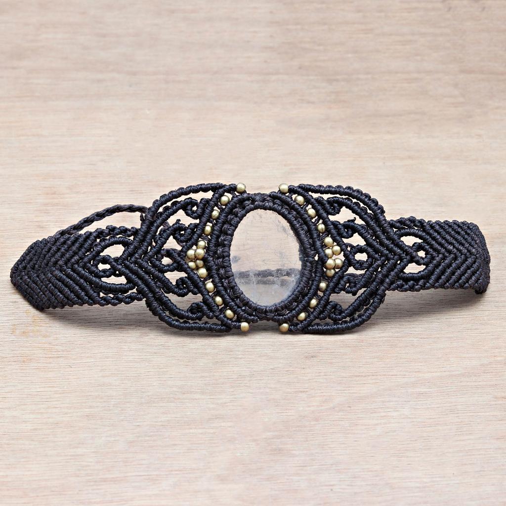 Нить макраме Драгоценный камень Ручная работа Ювелирные изделия 8-10'' Браслет из яшмы «Дикая лошадь»