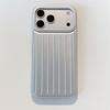 Luxury Solid Colors Bussiness Luggage Texture Silicone Plastic Phone Case For iPhone 17 16 15 Pro Max Shockproof Protective Cover