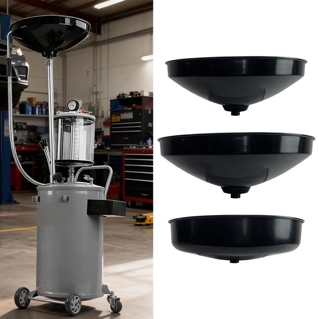 Oil Drain Plate Engine Oil Drain Bucket Anti Splash Drip Pan Portable Leakproof Tray for Garage Workshop
