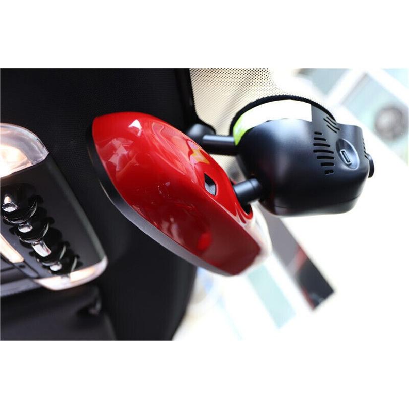 Interior Rearview Mirror Frame Cover 1PCS For Mini Cooper F56 14-2021 Bright Red