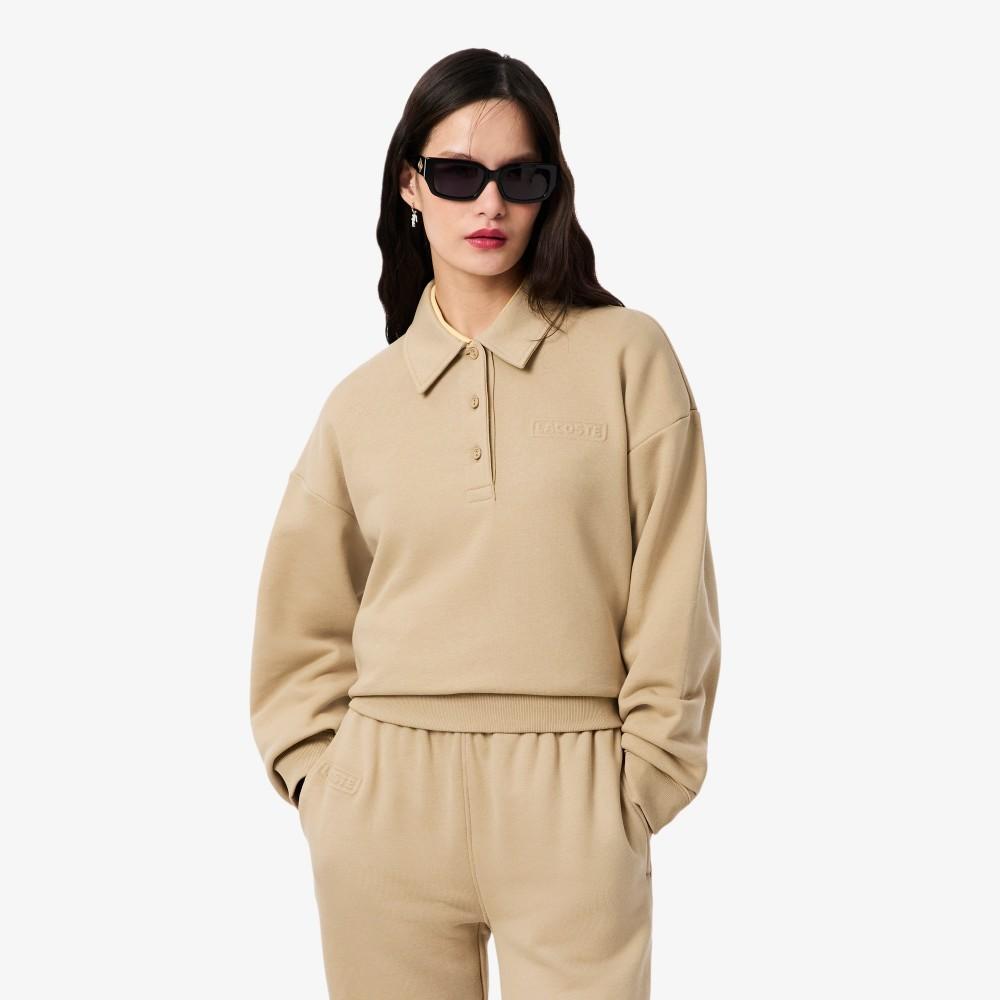 Lacoste Женская толстовка-поло с тисненым логотипом Signature SF0351-55N02S
