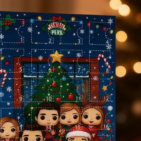 Рождественский адвент-календарь с игрушками, 24-дневный бокс для обратного отсчета, многофункциональное праздничное украшение для детских комнат, автомобилей, домов