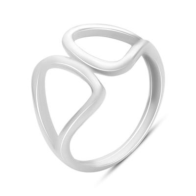 Серебряное кольцо с без камней, вес изделия 1,32 гр (2199144)