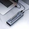 Hub Orico BT2U3-16AB 16x USB-A 3.0 z włącznikami - szary