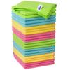 Microfiber Cleaning Cloth 32 X 32 Cm 4 Colors X 6 Pieces of Each Color of 24 Ideal for Cleaning the Home and Kitchen MR.SIGA (total Pieces)