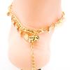 Женщины Boho Bell Круглые Подвески Ножные браслеты Браслет на щиколотке Цепь Ювелирные изделия для ног