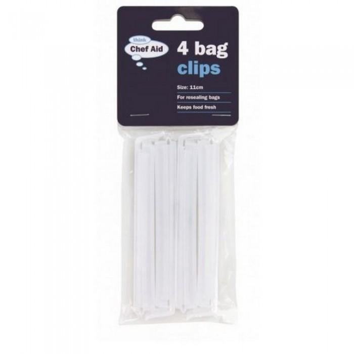 Chef Aid Зажимы для пластиковых пакетов (Пакет из 4)