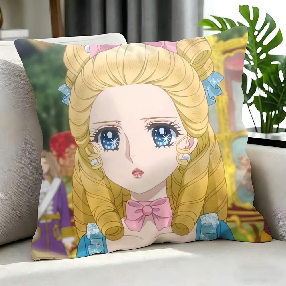 Anime RRose of Versaille Cushion Cover Cushion Cover Set Pcs x x x Pillowcase Decorative Sofa Home Decor